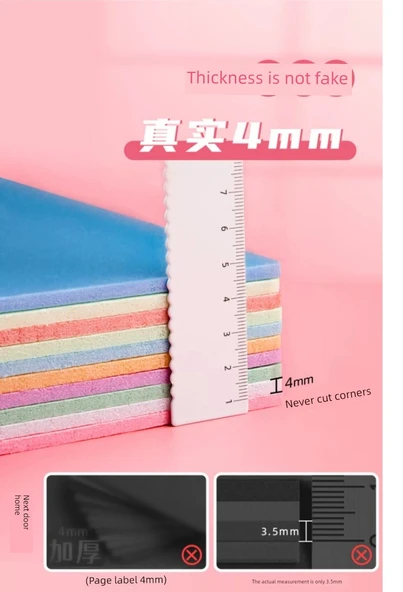 A4 Üfleme Levha 45 Parça Set - 10 Beyaz ve 10 Siyah Karton - 11