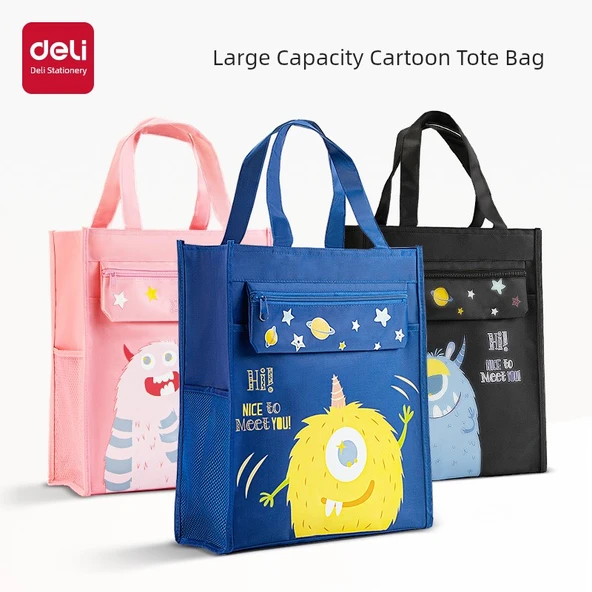 Oxford Kumaş Sanat Çantası - Siyah - Unisex - Çok Katmanlı - 2