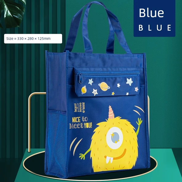 Oxford Kumaş Sanat Çantası - Mavi - Unisex - Çok Katmanlı