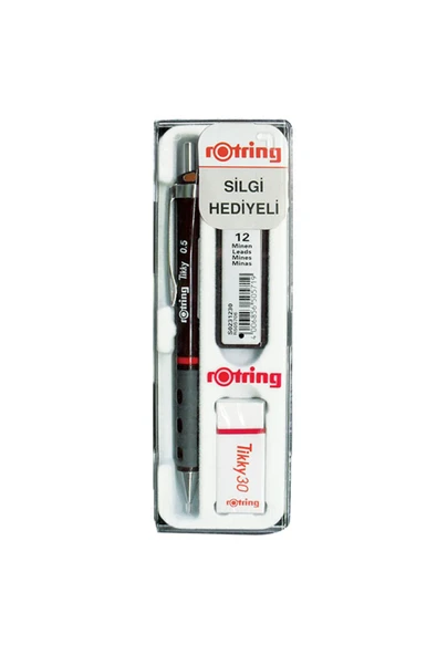 Rotring Okul Seti Versatil 0.5 mm Bordo