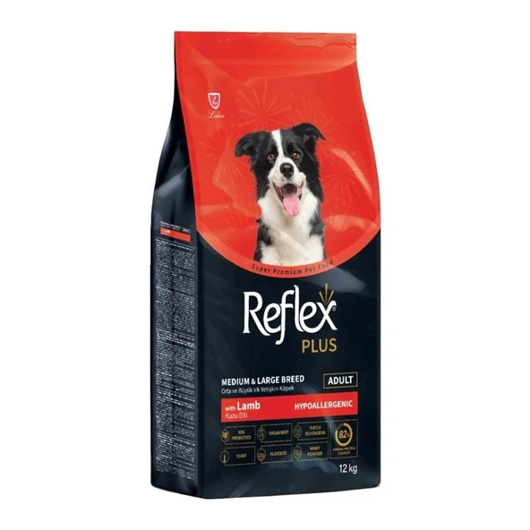 Reflex Plus Kuzu Etli Orta ve Büyük Irk Yetişkin Köpek Maması 12 Kg ürün görseli