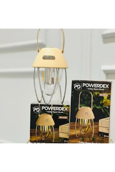 Powerdex PD-5555 Retro Dekoratif Taşınabilir Ledli Kamp Feneri - 2