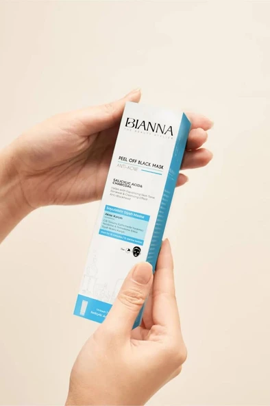 Bianna Anti Acne Akne Karşıtı Soyulabilir Maske Salisilk Asit & Kömür 100 ML - 3
