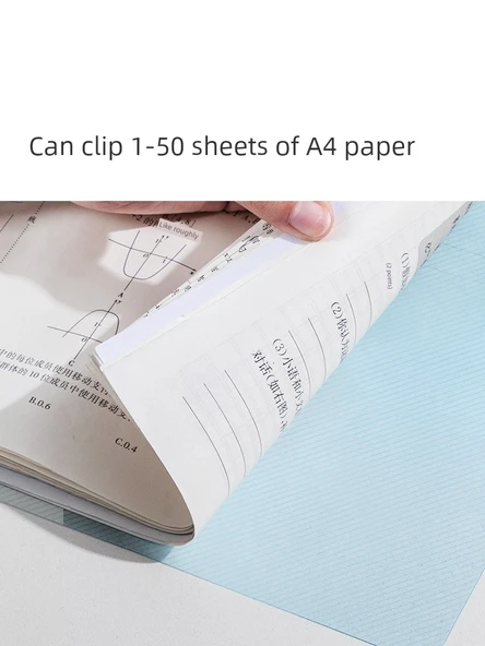 A4 Dönme Klasörü - Renkli 10 Paket Makaron Renk Sistemi - Resim 4