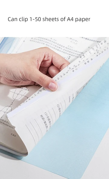 A4 Dönme Klasörü - Renkli 10 Paket Makaron Renk Sistemi - Resim 11