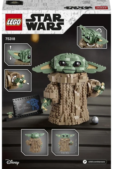LEGO ® Star Wars: The Mandalorian The Child 75318 - 10 Yaş ve Üzeri için Yapım Seti(1073 Parça) - 5