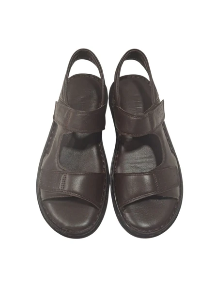 Esem 1215 Hakiki Deri Erkek Sandalet - Resim 9