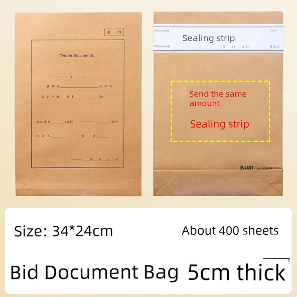 A4 Teklif Dosyası - 10x5cm - Bantlı