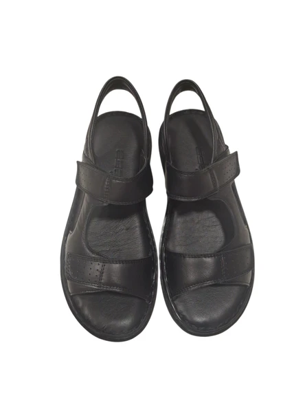 Esem 1215 Hakiki Deri Erkek Sandalet - Resim 3