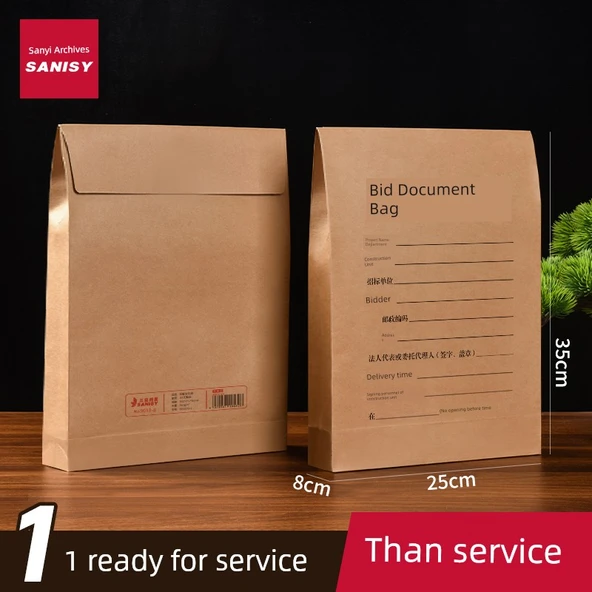 A4 Teklif Dosyası - 10 Adet - 8cm - Bantlı - 2