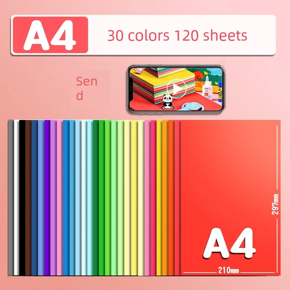 Deli Kağıt Kart A4 120/30 Renk Eğitim Videoları