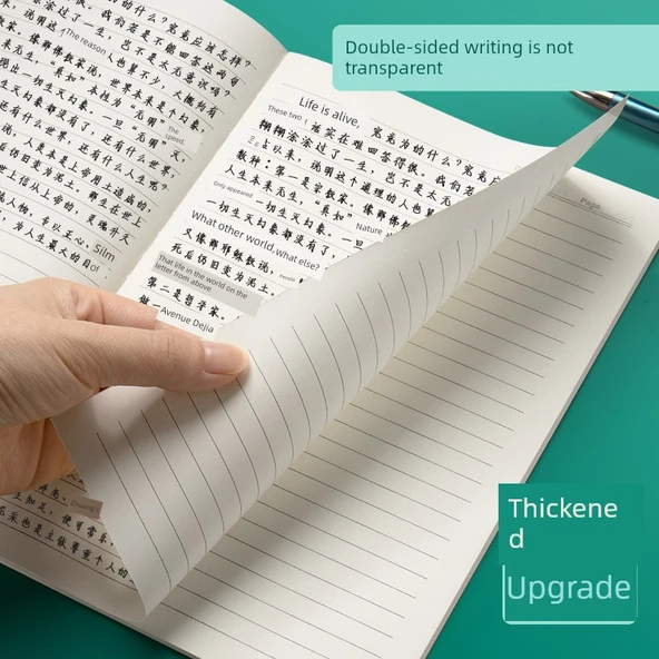 Retro Kraft Kağıt Defter A5 Minimalist Sığır Derisi Çizgili - 1 Adet - 6