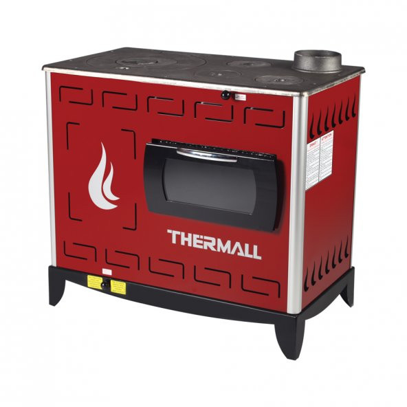 THERMALL T-20 LORA Kuzine Kovalı Fanlı Kal. Sobası(20.000 kcal/h-232 kW)(Pompa İmb. Deposu DAHİL) ürün görseli 1