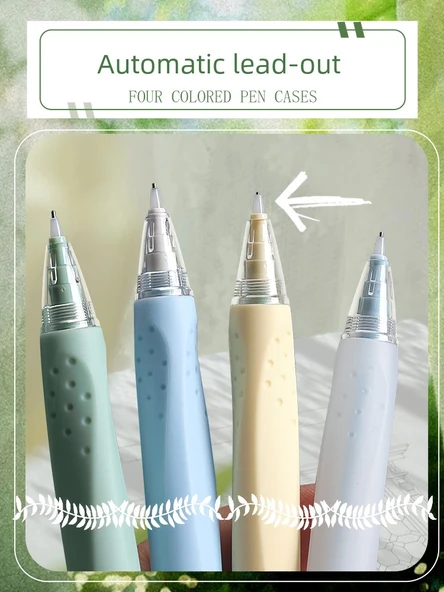 Bahçe Çiçeği Kokulu Mekanik Kalem - 0.5mm - 4 Adet + 100 Kurşun Ucu - 4