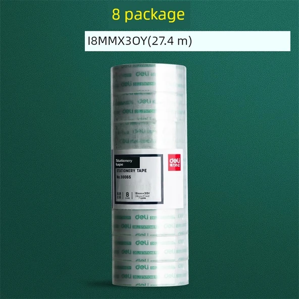 Şeffaf Bant - 18mm x 27.4m - 8 Rulo