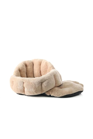 Peluş Evcil Hayvan Yatağı Wellsoft Kumaş Kedi ve Köpek için Rahat Yatak - 3
