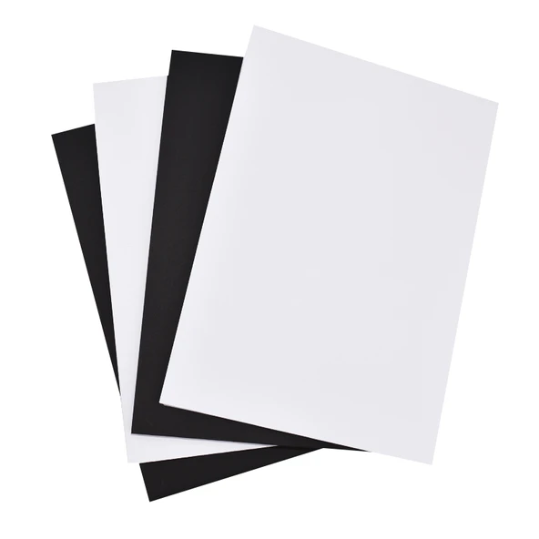Sanat Karton Kağıt Sayfaları - 8K - 200g Beyaz Karton - 20 Sayfa - 4