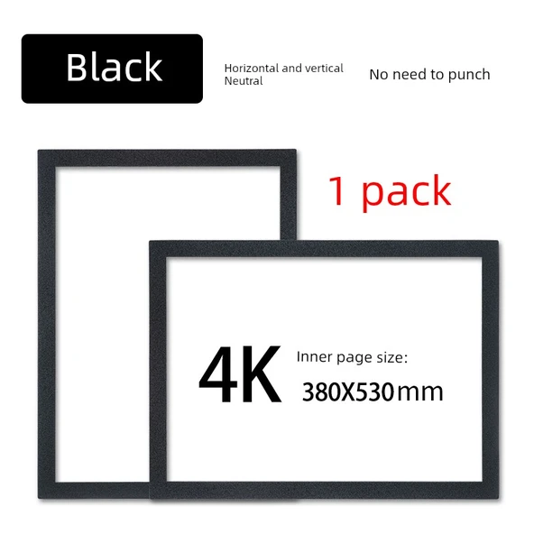 4K Manyetik Görüntüleme Etiketi - Siyah - Tek Taraflı