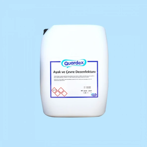 Quardex Ayak ve Çevre Dezenfektanı (Sıvı) 10 Kg 1 Adet