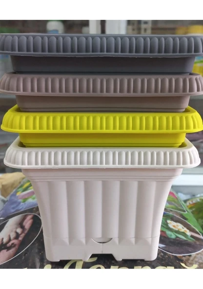 SERİNOVA 2LT KAHVE RENKGİ BALKON SAKSI 1 ADET