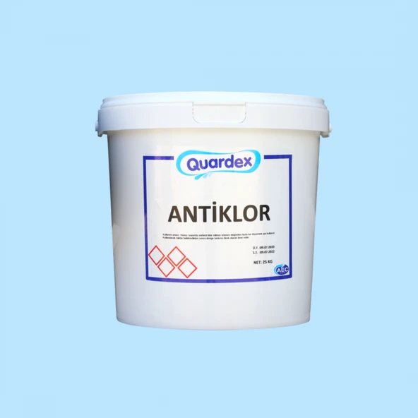 Anti klor toz 25kg Quardex
