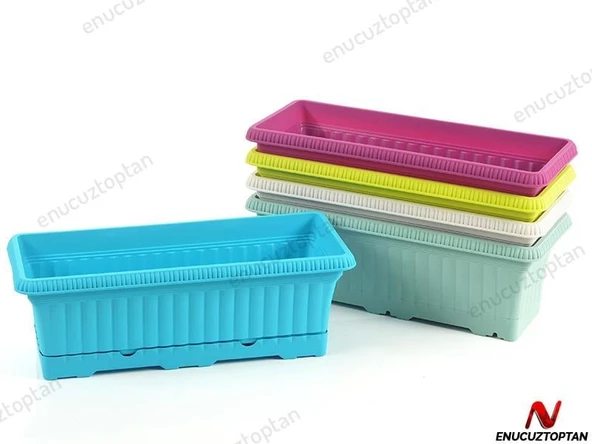 BALKON SAKSISI 4LT GRİ RENK SERİNOVA