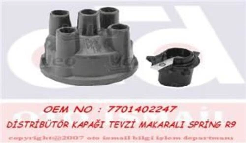 Valeo 582172  DİSTRİBÜTÖR KAPAĞI + TEVZI MAKARASI R9 SPRING ürün görseli 1