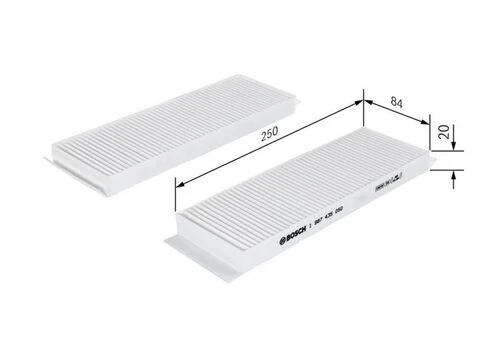 Bosch 1987435050  POLEN FİLTRESİ i20 08- ürün görseli 1