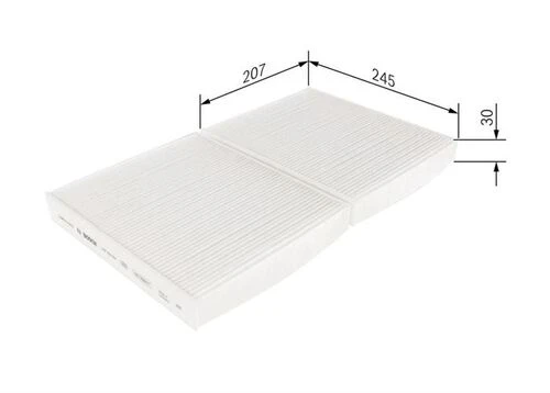 Bosch 1987435064  POLEN FİLTRESİ ürün görseli 1