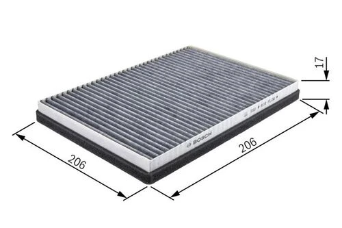 Bosch 1987432085  POLEN FİLTRESİ YARIS 99-05 LAND CRUISER 02- PREV ürün görseli 1