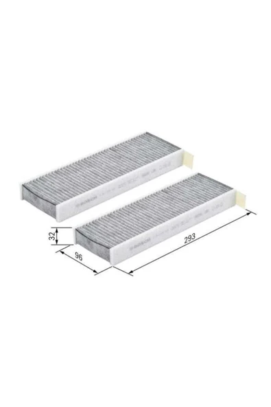 Bosch 1987435522  Polen Filtresi 3008 09- 5008 09- Partner Iı Tepee 08- Expert 16- / C4 Picasso 08- D