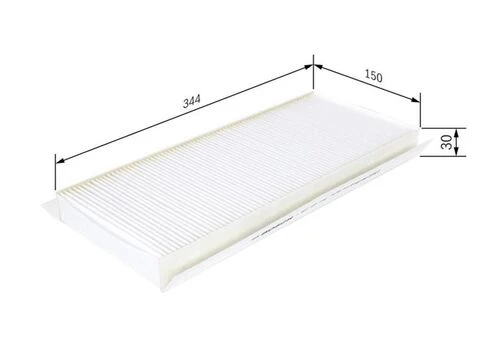 Bosch 1987432006  Polen Filtresi Fiesta IV 95- Ka 97- Puma 97- / 121 96- Mazda 121 ürün görseli 1