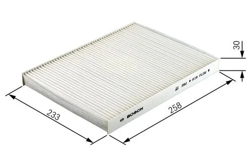 Bosch 1987432038 POLEN FİLTRESİ ASTRA G 98- ZAFIRA A 99- ZAFIRA B 04- ürün görseli 1