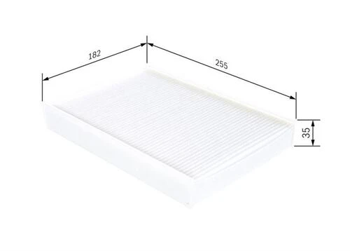 Bosch 1987432272  Polen Filtresi Up 11- / Mii 11- / Cıtıgo 11- ürün görseli 1
