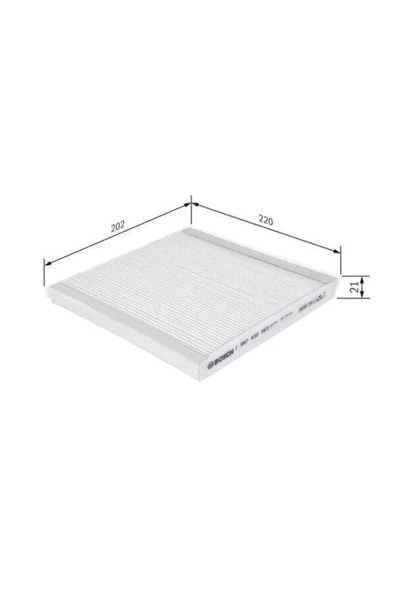 Bosch 1987432063  Polen Filtresi S40 95- V40 95- ürün görseli 1