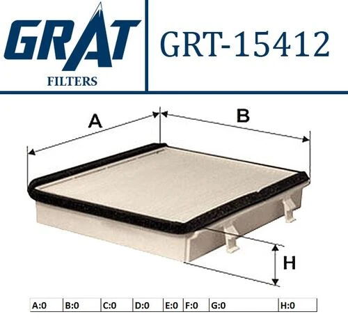 Grat 15412  Polen Filtresi Golf I II Jetta