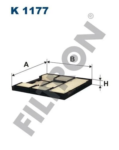 FTR K1177 FILTRON  POLEN FİLTRESİ Corolla Uyumlu 1.4-1.6-2.0 D (97-00) ürün görseli 1