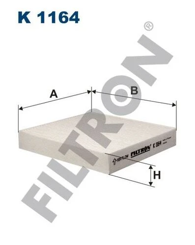 FTR K1164 FILTRON  Polen Filtresi Honda Jazz II 1.2-1.3 (02-08) ürün görseli 1