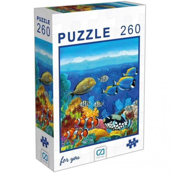 Ca Games Balıklar Puzzle 260 Parça CA.6004