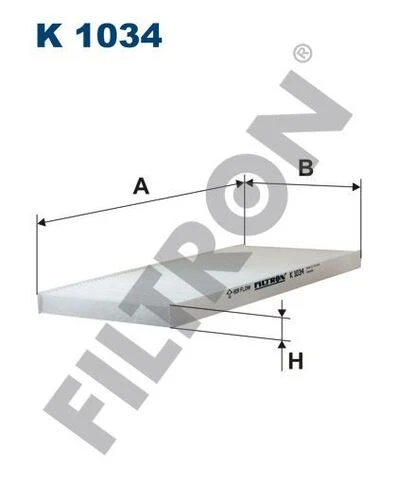 FTR K1034 Muhtelif  Polen Filtresi Punto 1.2 97-00 Cu3138 Fn8808 ürün görseli 1