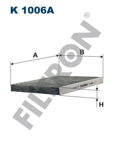 FTR K1006A FILTRON  POLEN FİLTRESİ KARBONLU A3 1.6-1.8 (96-03) CADDY I