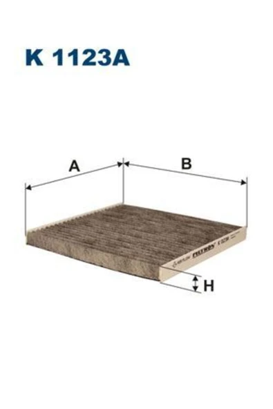 FTR K1123A K1123a Polen Filtresi Avensis 03 Corolla 04 1.6 Vvti-1.8-2.0-2.0-2.2 D4d4 Karbonlu ürün görseli 1