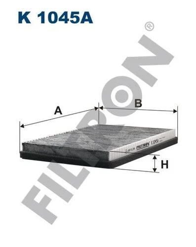 FTR K1045A FILTRON  POLEN FİLTRESİ VW PASSAT (3A2/5. 35I) 1.8 90HP 02/