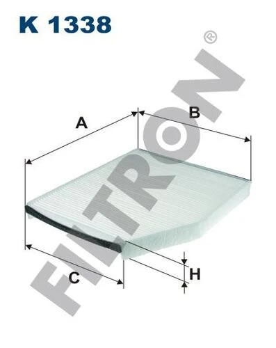 FTR K1338 FILTRON  POLEN FİLTRESİ FORD TOURNEO CUSTOM 12- 2.2 TDCİ 12 ürün görseli 1