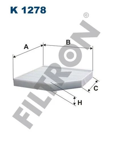 FTR K1278 FILTRON  POLEN FİLTRESİ AUDI A5 CABRİO (8T-8F) 2.0 TFSI 180H ürün görseli 1