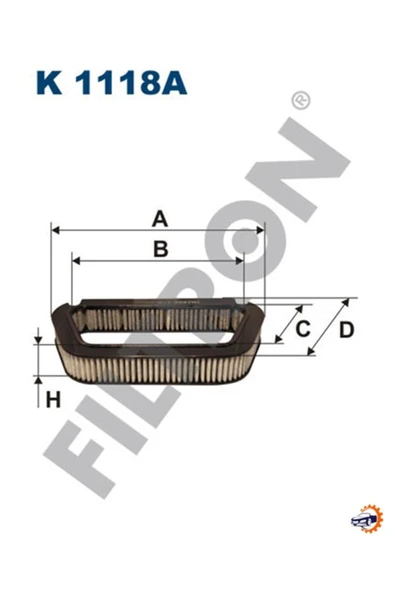 FTR K1118A Polen Filtresi Audı A8 4e 4.2 335hp 10-02-06-06 Fıltron K1118a
