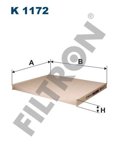 FTR K1172 FILTRON  Polen Filtresi Corsa D-Punto III-Fiorino-Nemo-Mıto 1.3Cdtı-1.4-1.6Jtd-1.7Cdtı ürün görseli 1
