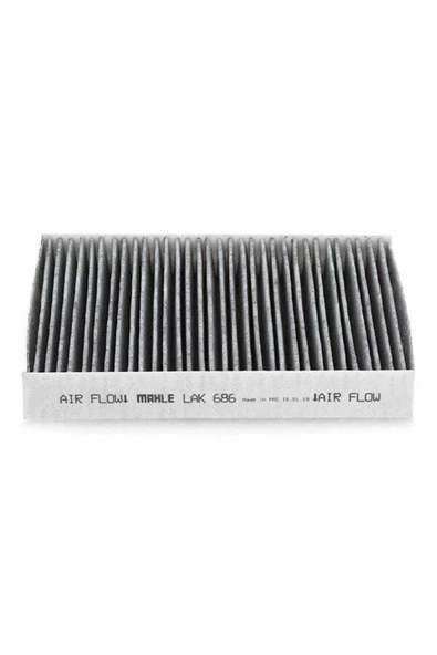 Mahle LAK686 Lak686 Polen Filtresi Karbonlu Cabin Air Filter Element With Activated Carbon ürün görseli 1