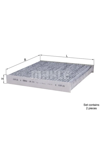 Mahle LAK216 Lak216 Polen Filtresi Civic/ Crv 1,6 12- ürün görseli 1