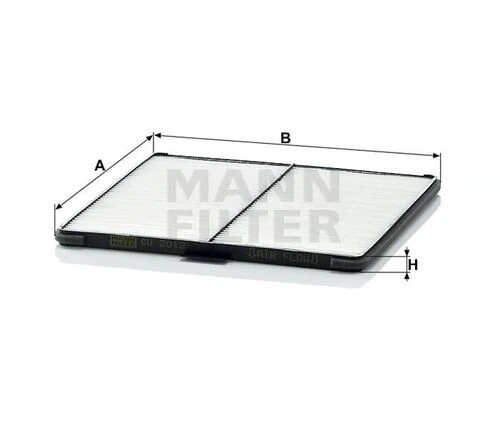 Mann CU2012 POLEN FİLTRESİ SPARK 05- / MATIZ 98- ürün görseli 1